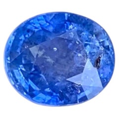 1.65 Carat Natural Loose Blue Sapphire Stone Oval Cut Sri Lankan Gemstone