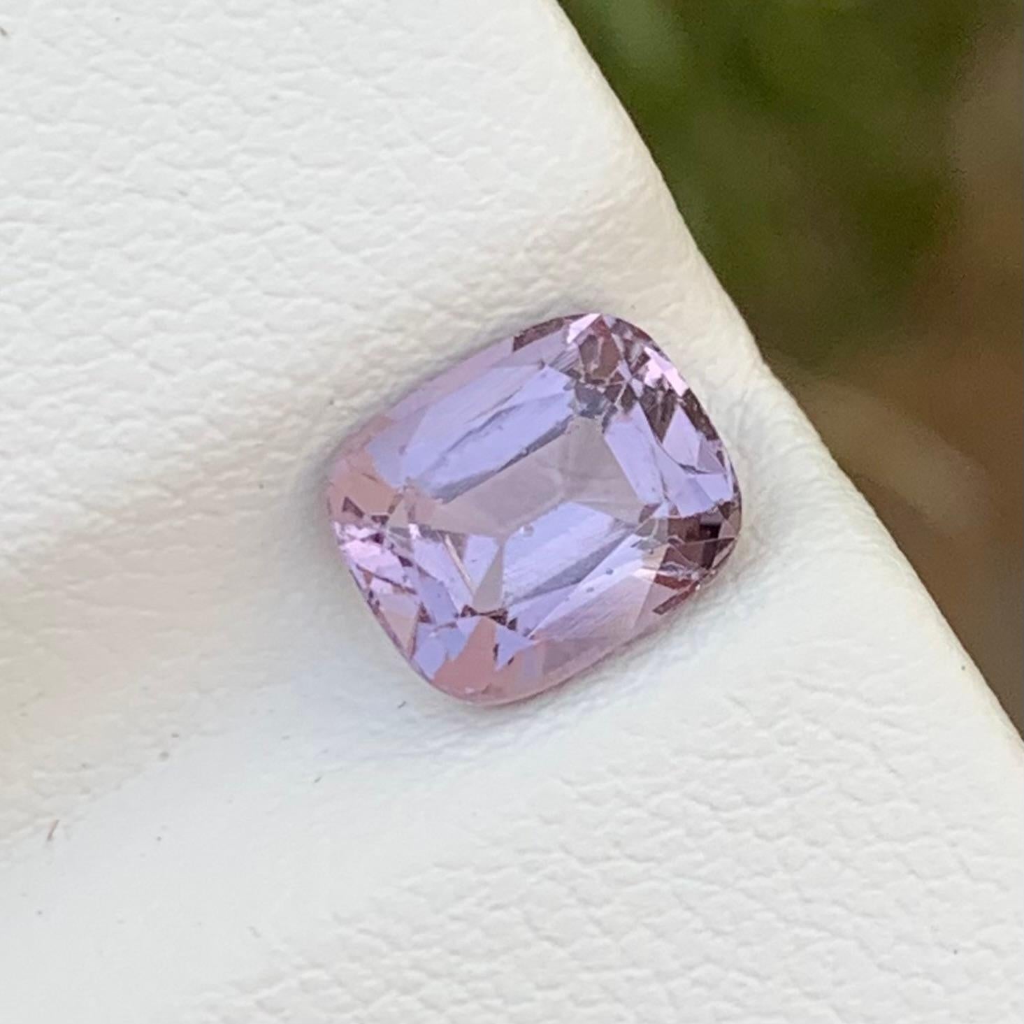 Loose Purple Tourmaline 
Weight: 1.65 Carats 
Dimension: 7.5 x 6.4 x 4.4 Mm
Origin: Africa 
Colour : Purple 
Certificate: On Demand 
Treatment: Non 

Tourmaline, a diverse and enchanting gemstone, comes in a spectrum of colors, making it one of the
