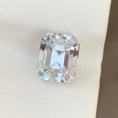 1.65 Carat Natural Loose Emerald Shape African Tourmaline Gem For Ring