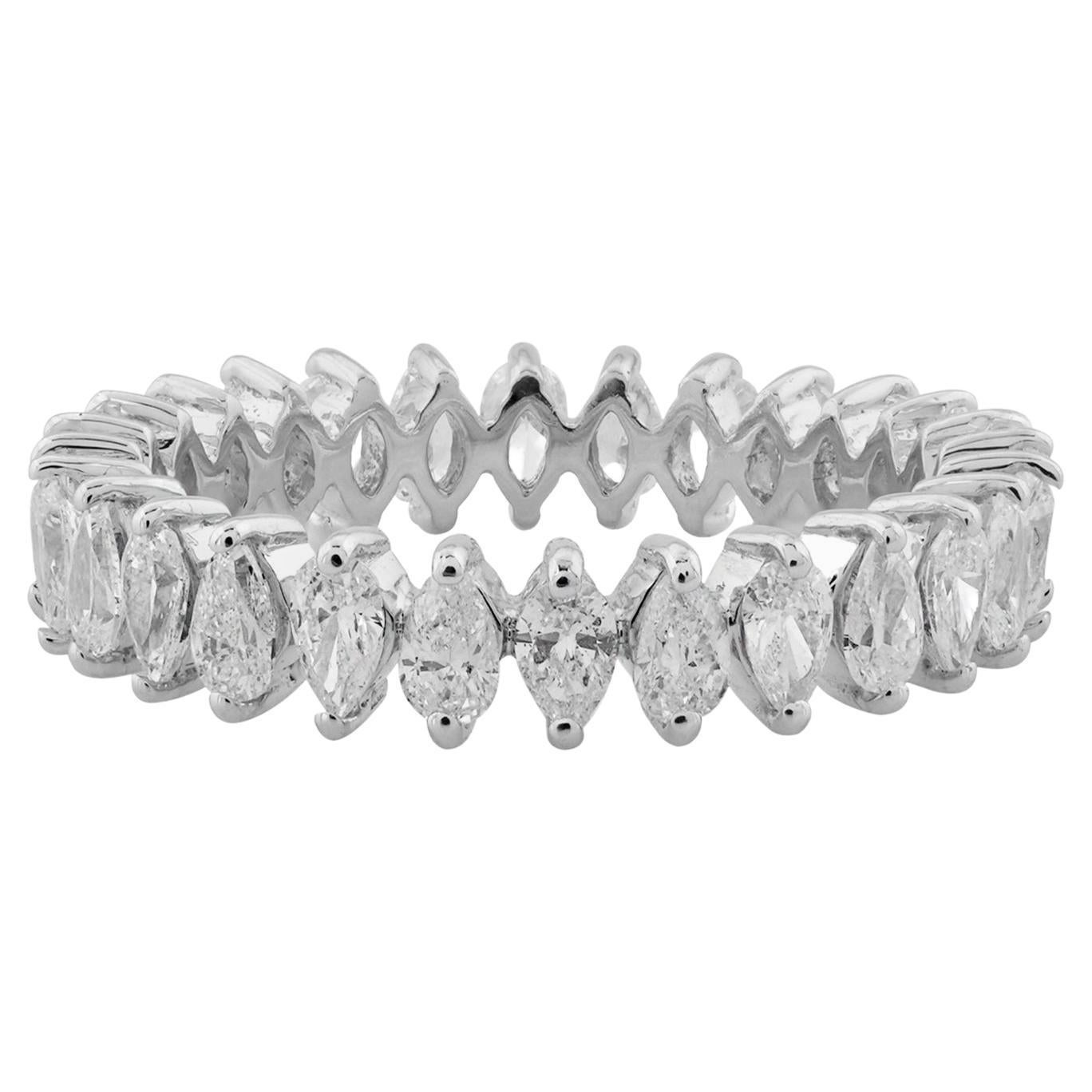 1,65 Karat birnenförmiger Diamantring aus 14 Karat Weißgold Handgefertigter Schmuck
