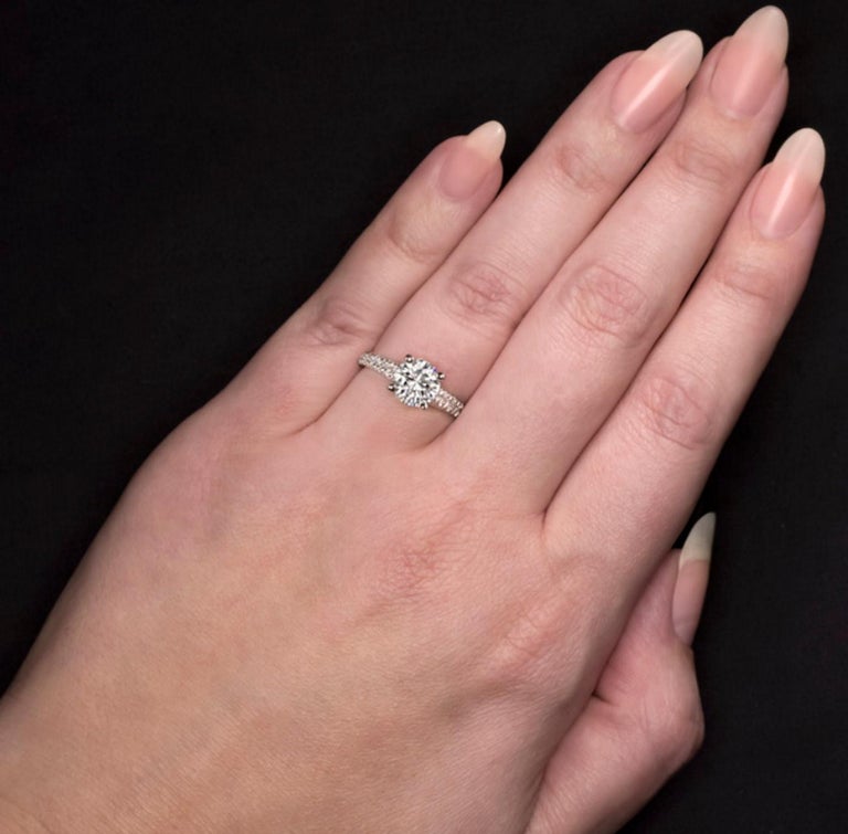 1.65 Carat Round Brilliant Cut Diamond Engagement Solitaire Ring For ...