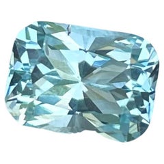 1.65 carats Aquamarine Stone Custom Precision Cut Natural Nigerian Gemstone