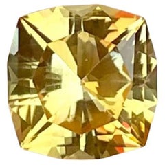 1.65 Carats Citrine Stone Custom Precision Cut Natural Brazilian Gemstone