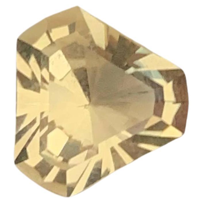 1.65 Quilates Citrino Naranja Corte Trillón Piedra Natural Brasileña
