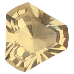 1.65 Carats Orange Citrine Stone Trillion Cut Natural Brazilian Gemstone