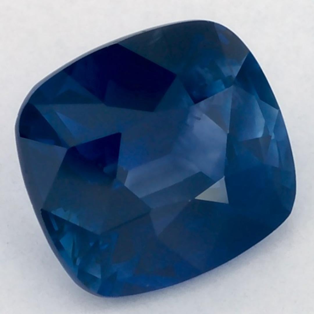 1.65 qt Zafiro Azul Cushion Gema Suelta Corte cojín en venta