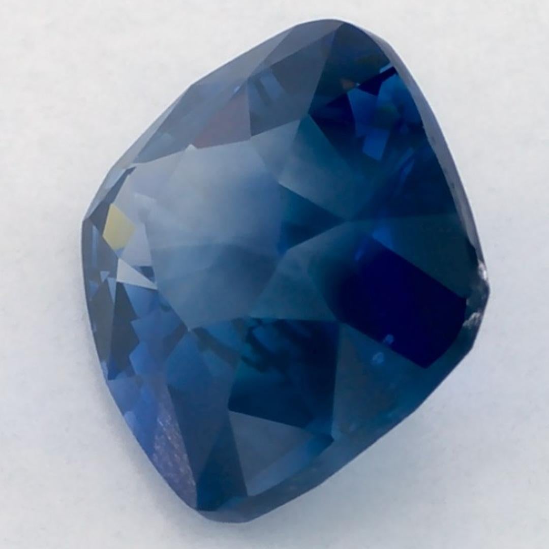 De las mujeres 1.65 qt Zafiro Azul Cushion Gema Suelta en venta