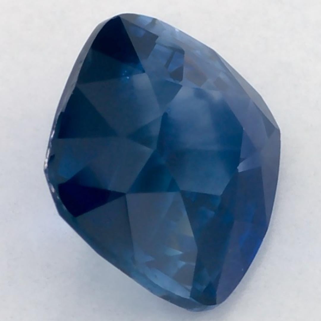 1.65 qt Zafiro Azul Cushion Gema Suelta en venta 2