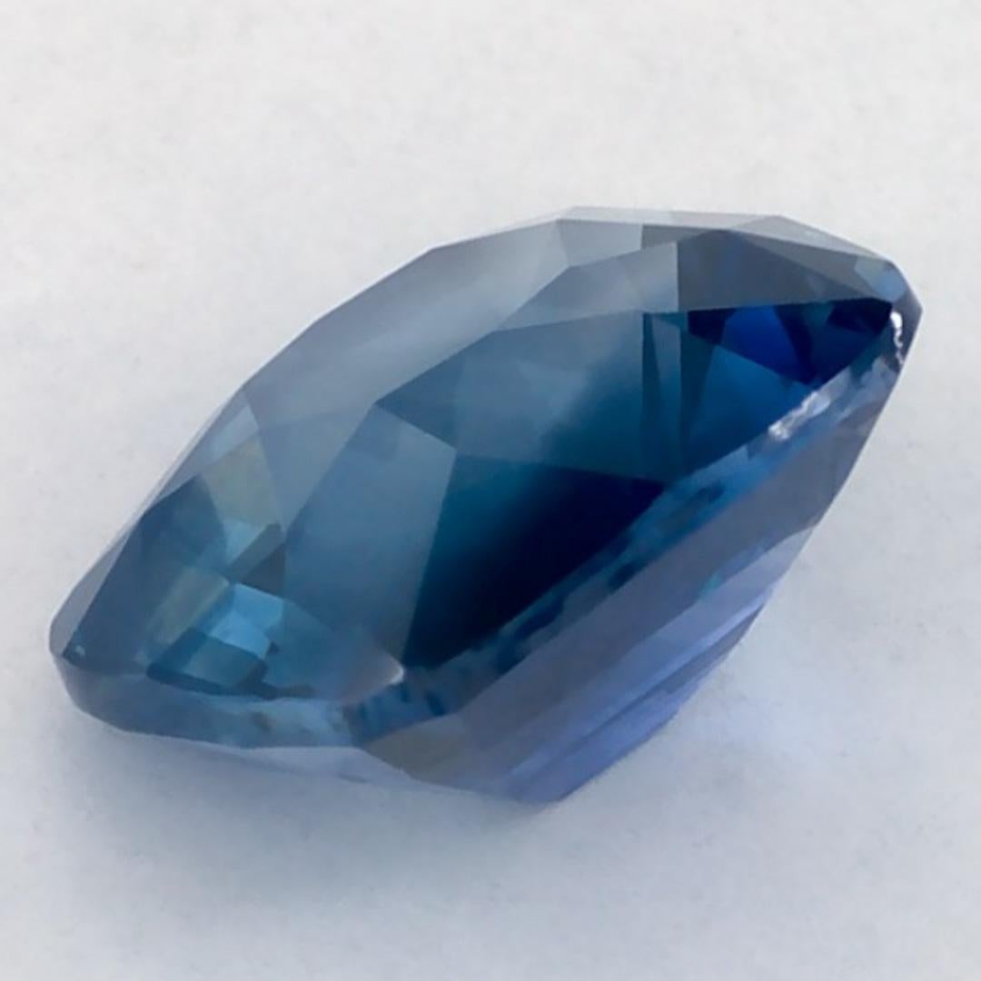 1.65 qt Zafiro Azul Cushion Gema Suelta en venta 3