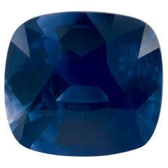 1.65 Ct Blue Sapphire Cushion Loose Gemstone