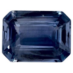 1.65 Ct Blue Sapphire Octagon Cut Loose Gemstone