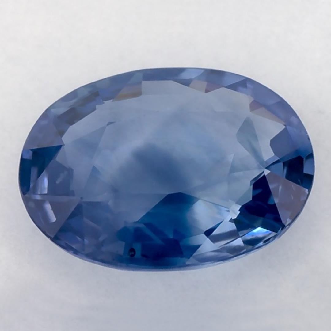 1.65 Karat Blauer Saphir Oval Loser Edelstein im Zustand „Neu“ im Angebot in Fort Lee, NJ