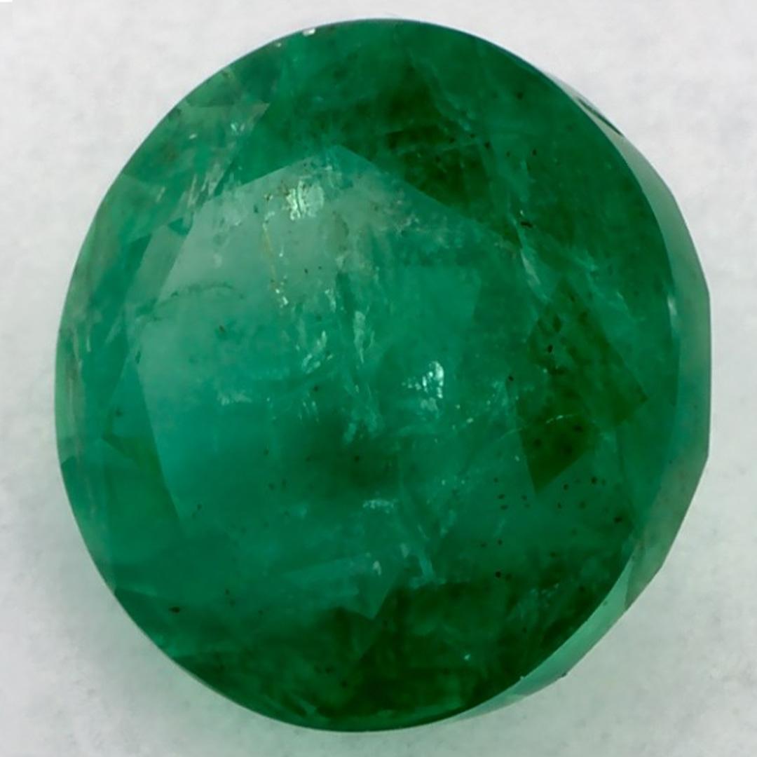 1.65 Ct Smaragd Runde Lose Edelstein (Rundschliff) im Angebot