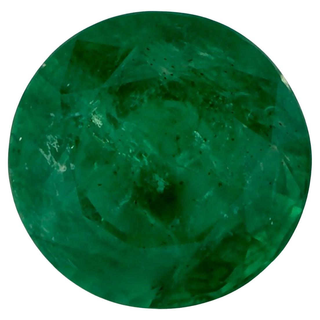 1.65 Ct Emerald Round Loose Gemstone