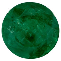 1.65 Ct Emerald Round Loose Gemstone