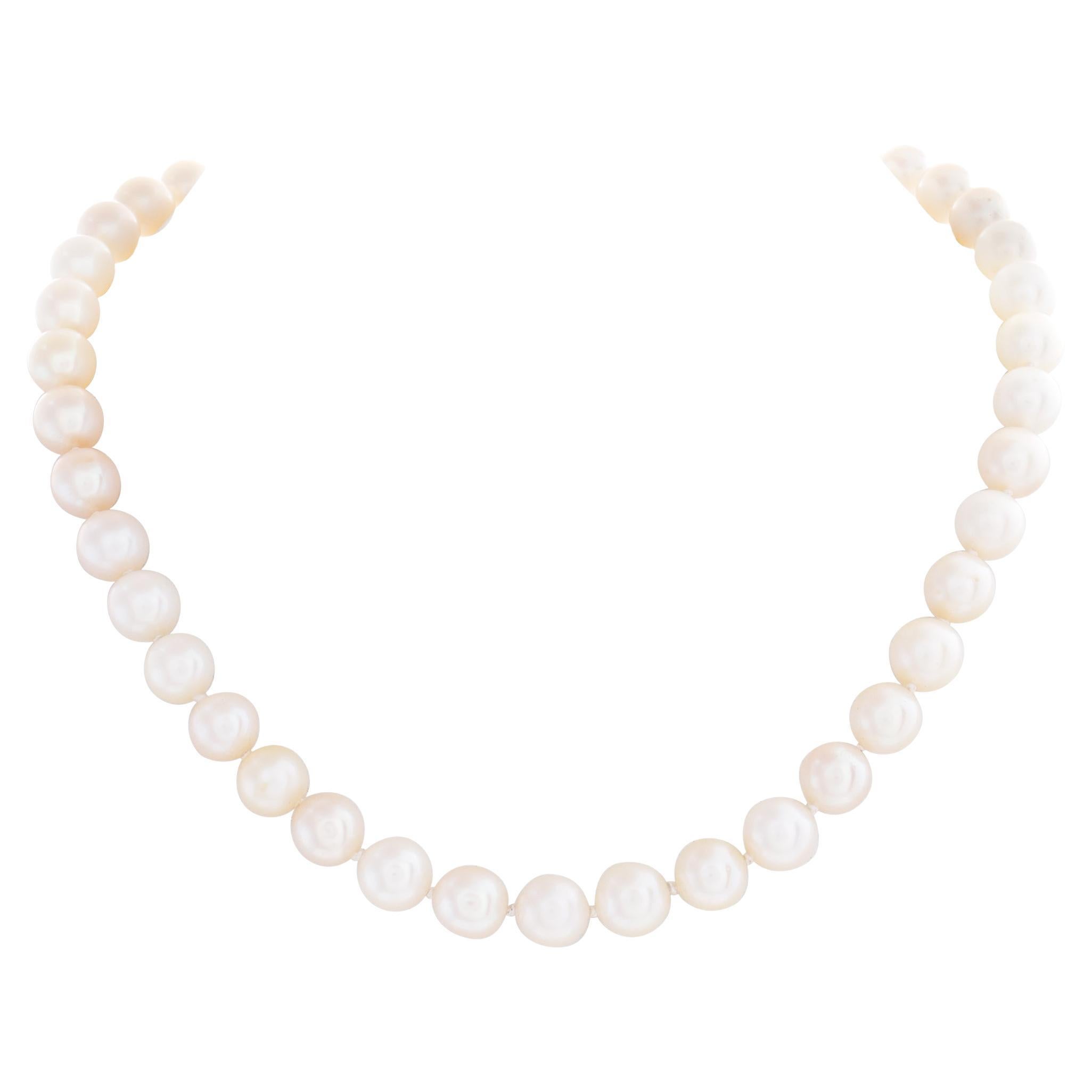 Pearl Choker, Golden to Rose Color For Sale