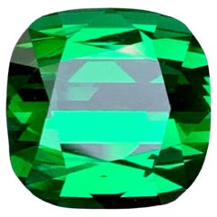 16.50 Carat Natural Loose Fine Quality Green Tourmaline Cushion Cut Afghan Gem