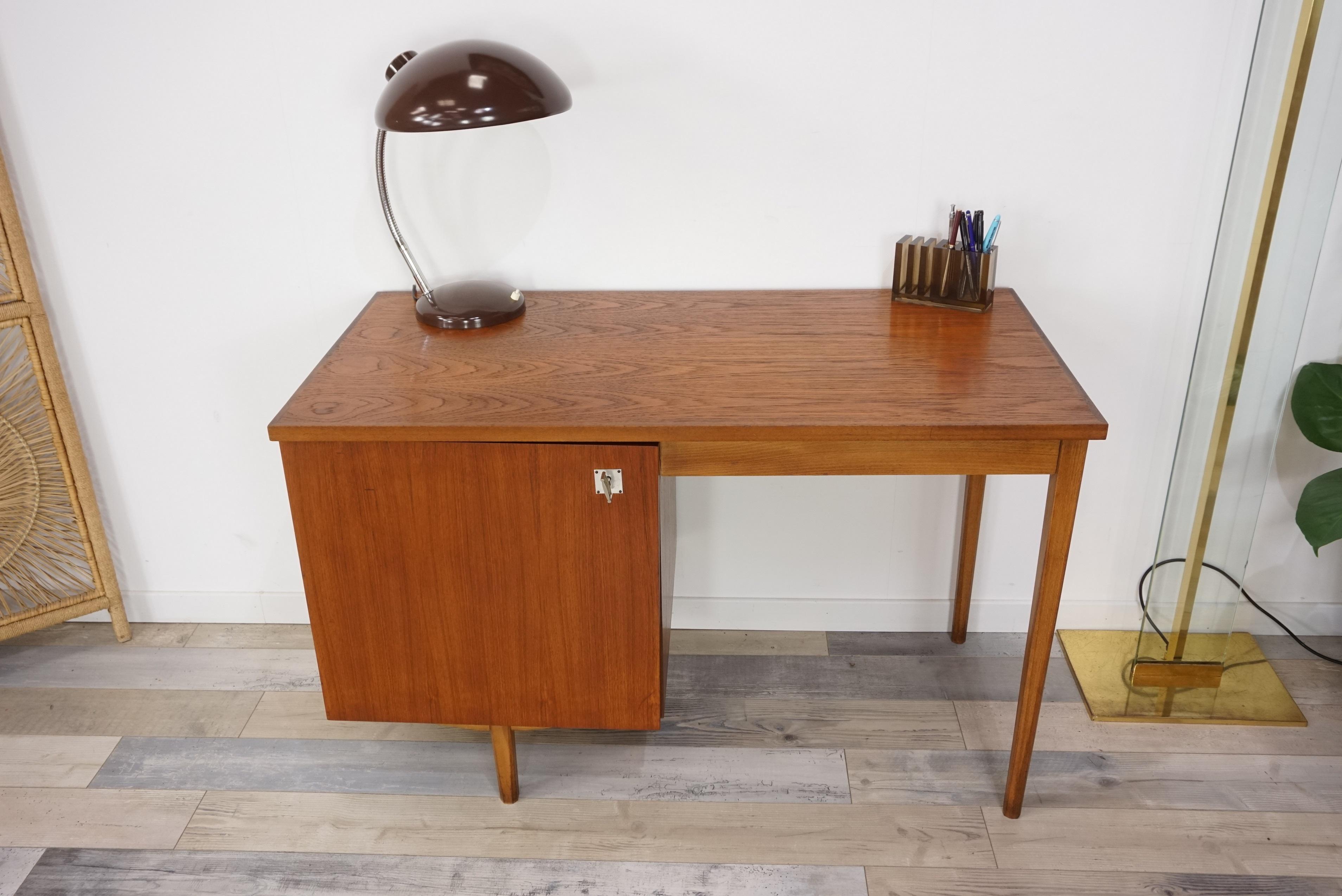 1650s Design Teak Wooden Desk by 