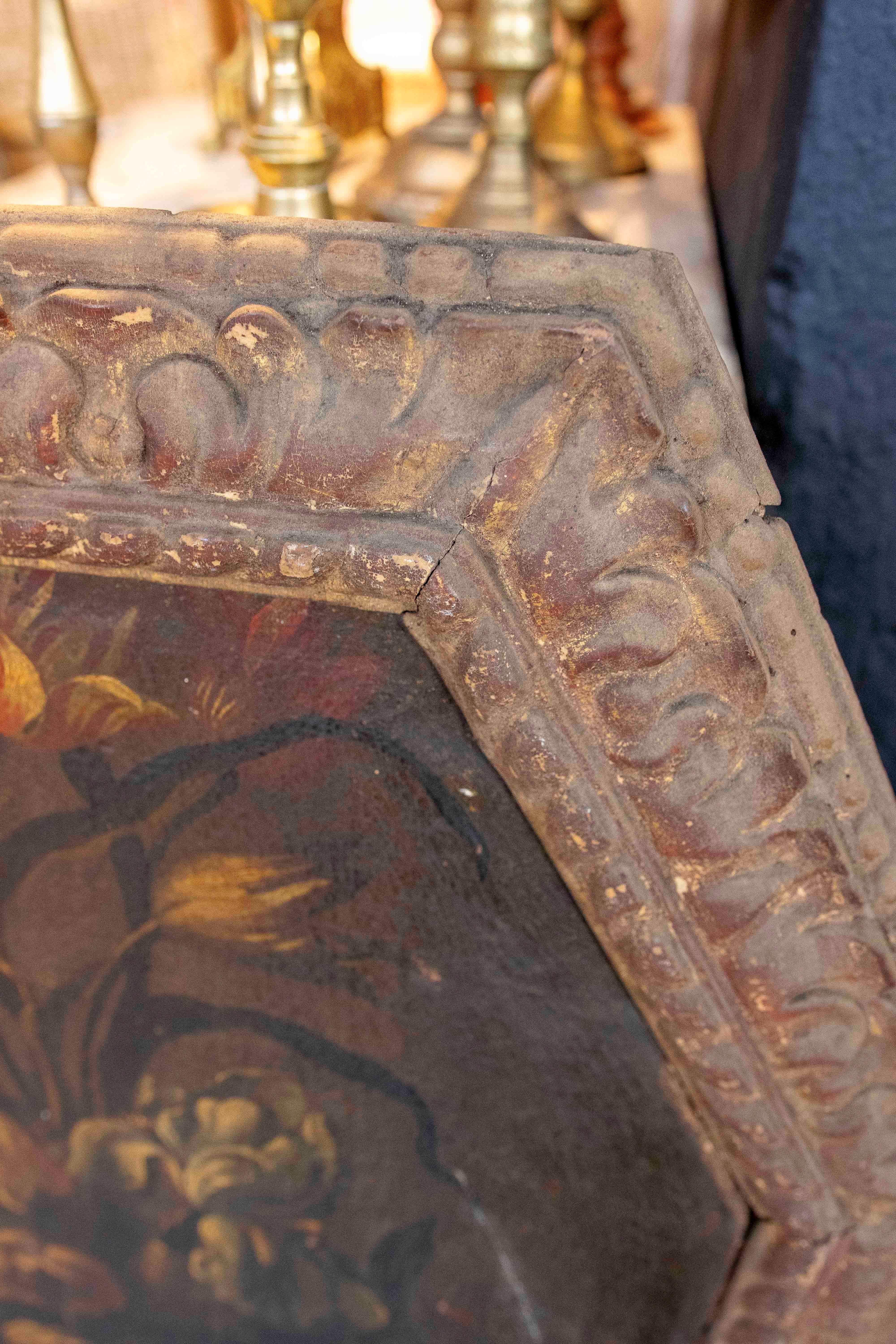 Paire de natures mortes de Majorque des années 1650 peinte à l'huile sur toile avec cadre d'origine en vente 12
