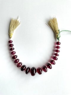 165.30 carats Rubellite Tourmaline round Beads Plain Fine Jewelry Natural Gems