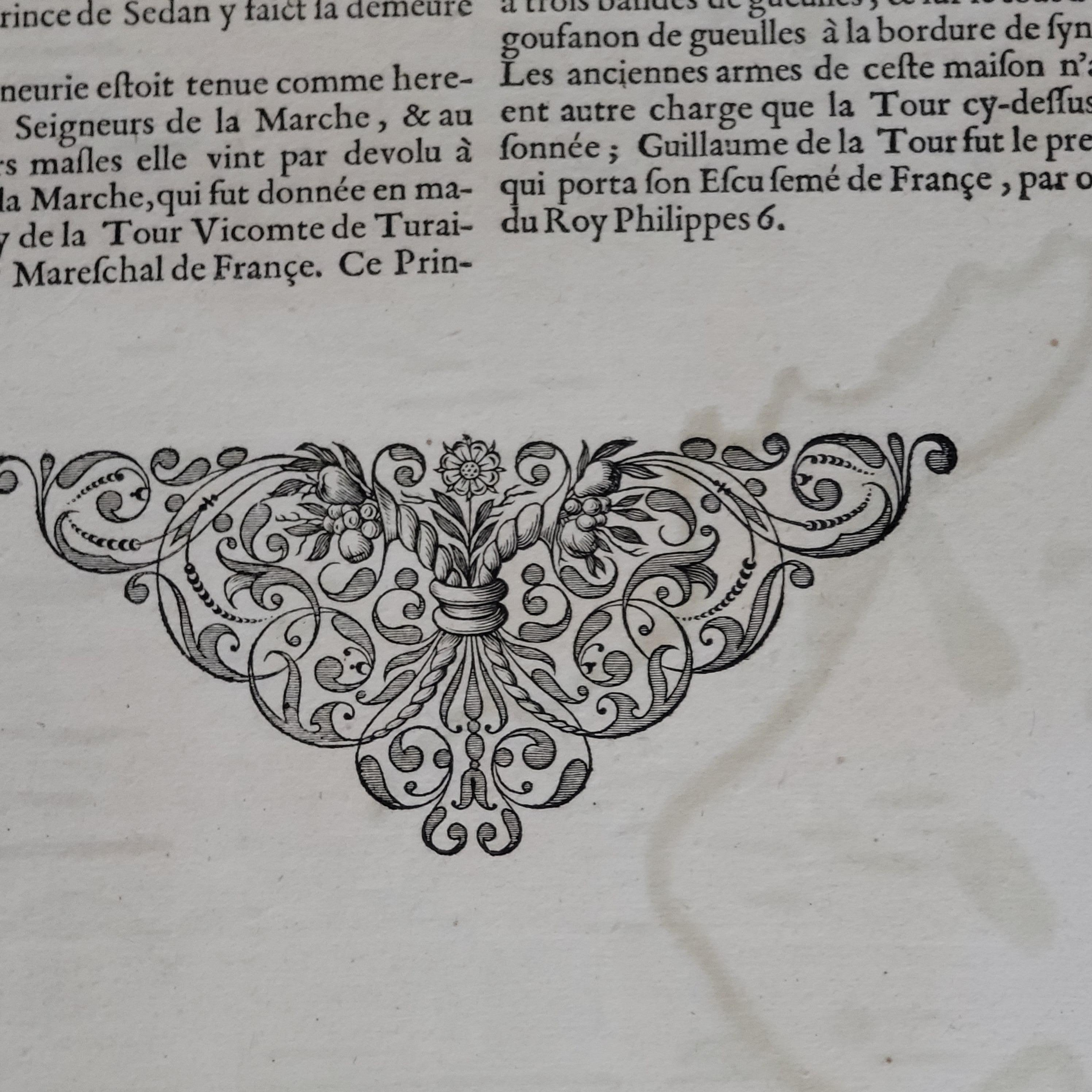 1656 „“La Souverainete de Sedan et de Raucourt, et la Prevoste de Doncheri Ric004 im Angebot 4