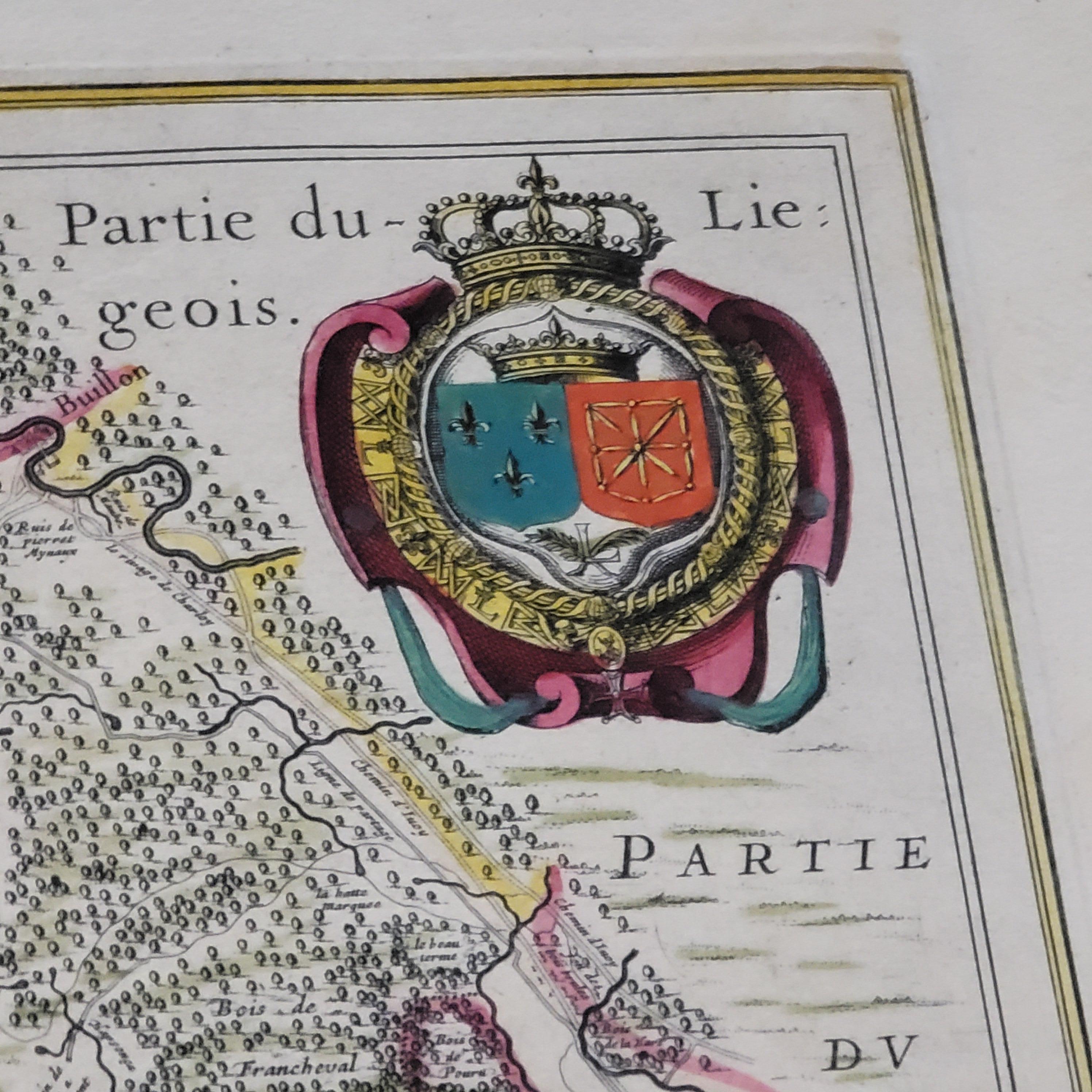 1656 „“La Souverainete de Sedan et de Raucourt, et la Prevoste de Doncheri Ric004 im Zustand „Gut“ im Angebot in Norton, MA