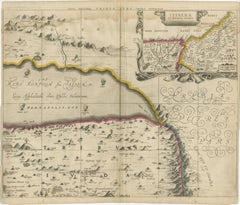 1658 Large Map of the Holy Land by Jansson – Twelve Tribes of Israel in 6 Sheets
