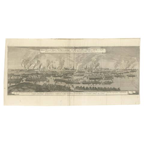1658 Siege of Copenhagen by Swedish Forces: A Panoramic Perspective