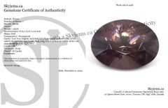 1.65ct Natural Earth Mined Oval Master Brilliant Cut Pink Zircon from Sri Lanka