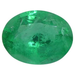 1.65ct Oval Green Emerald from Zambia
