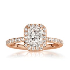1.65ct Radiant Cut Diamond Engagement Ring