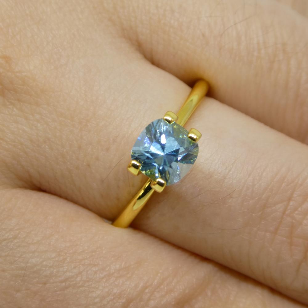 Description:

Gem Type: Zircon
Number of Stones: 1
Weight: 1.65 cts
Measurements: 6.18 x 6.18 x 4.83 mm
Shape: Square Cushion
Cutting Style:
Cutting Style Crown: Brilliant Cut
Cutting Style Pavilion: Modified Brilliant Cut
Transparency:
