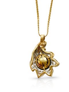 Tahitian Pearl and Diamond Necklace