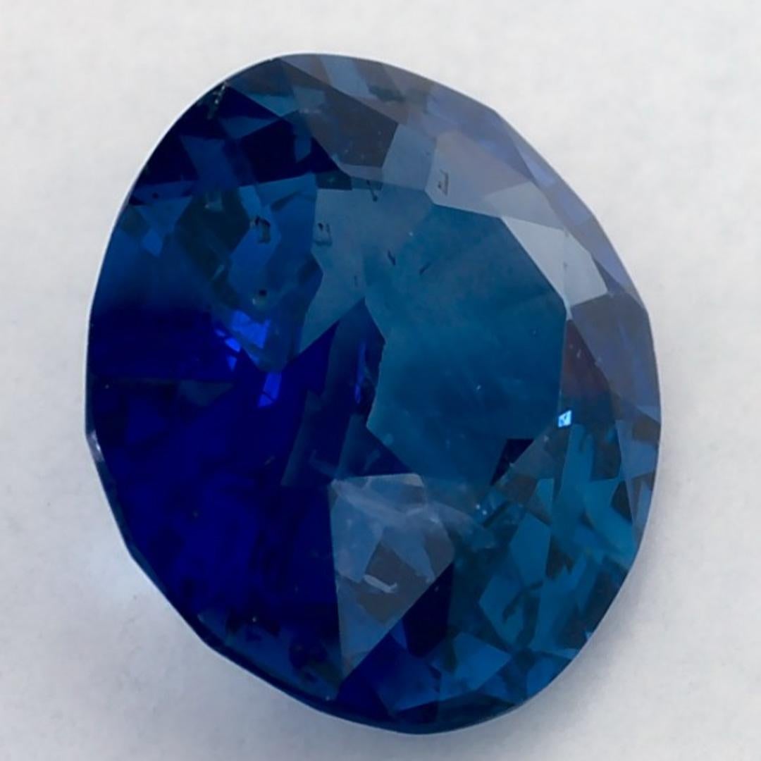 1.66 qt Zafiro Azul Oval Gema Suelta en venta 2