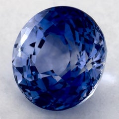 1.66 Ct Blue Sapphire Round Loose Gemstone
