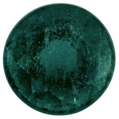 1.66 Ct Emerald Round Loose Gemstone (pierre précieuse en vrac)