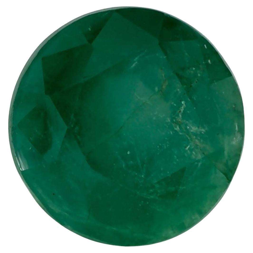 1.66 Ct Emerald Round Loose Gemstone
