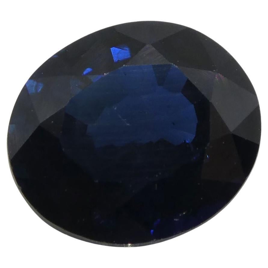 1,66 Karat Ovaler Saphir Thailand im Angebot