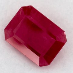 1.66 Ct Rubin Oktagon-Schliff Loser Edelstein
