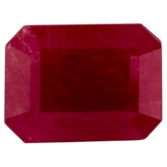 1.66 Ct Ruby Octagon Cut Loose Gemstone (pierre précieuse en vrac)