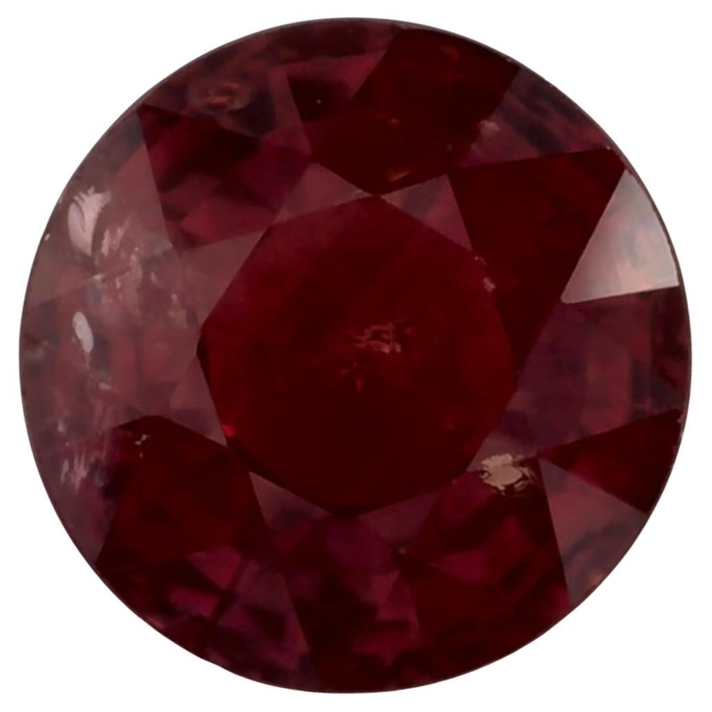 1.66 Ct Ruby Round Loose Gemstone