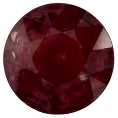 1.66 Ct Ruby Round Loose Gemstone (pierre précieuse en vrac)