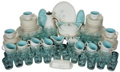 166 Pc Taylor Smith Taylor Ever Yours Boutonniere China Dinnerware Set Boho Chic