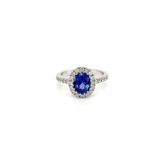 2.21 Total Carat Tanzanite Diamond Ladies Ring