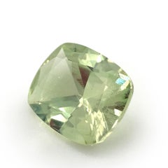 1.66ct Cushion Mint Green Garnet from Merelani, Tanzania