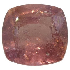 1.66ct Cushion Orange-Pink Padparadscha Sapphire from Tanzania