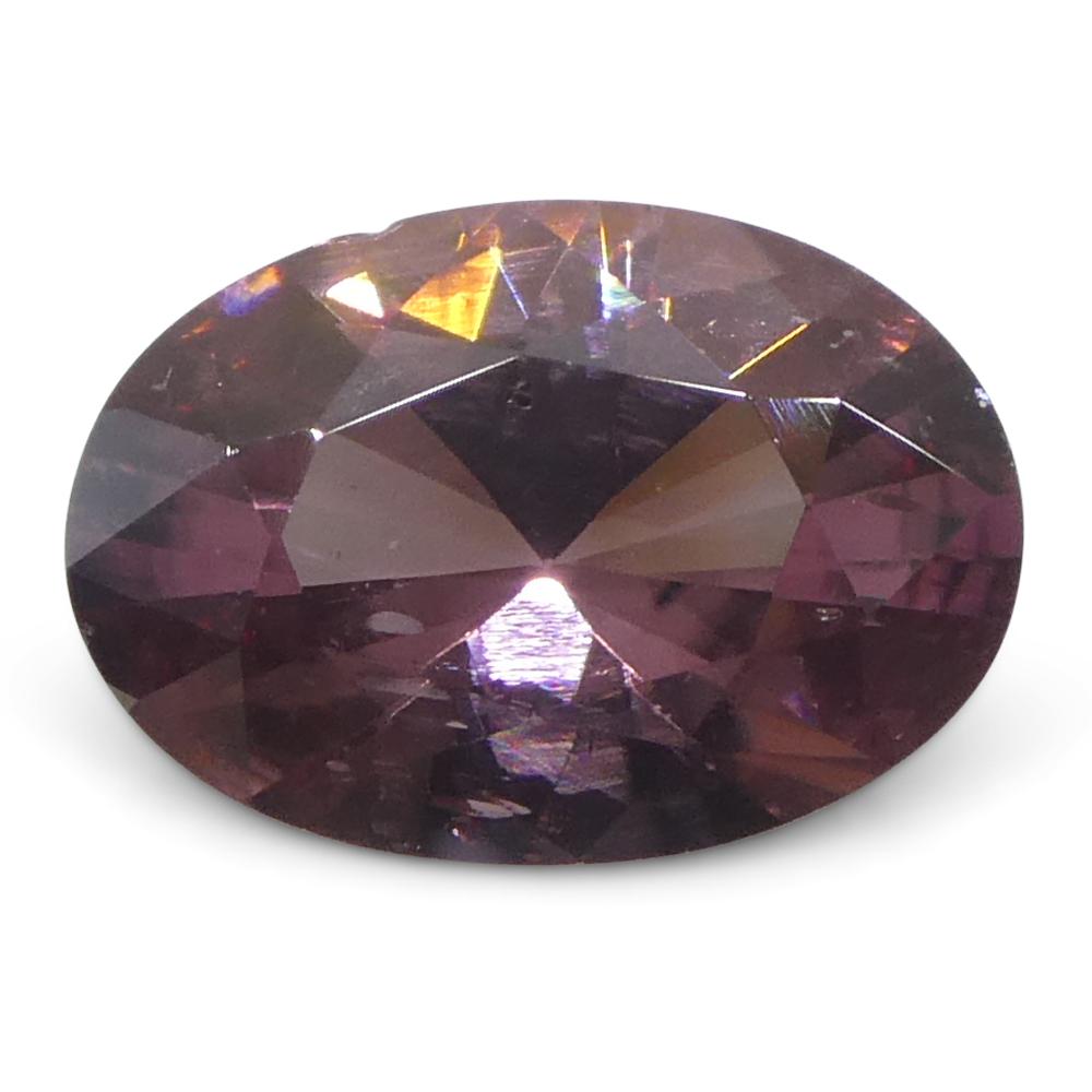 Femenino o masculino 1,66 ct Circón rosa talla brillante maestro ovalado natural extraído de la tierra procedente de Sri Lanka en venta
