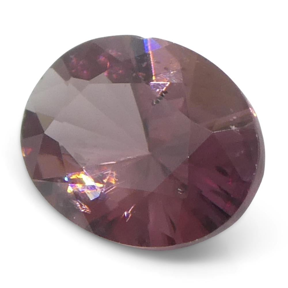 1,66 ct Circón rosa talla brillante maestro ovalado natural extraído de la tierra procedente de Sri Lanka en venta 2