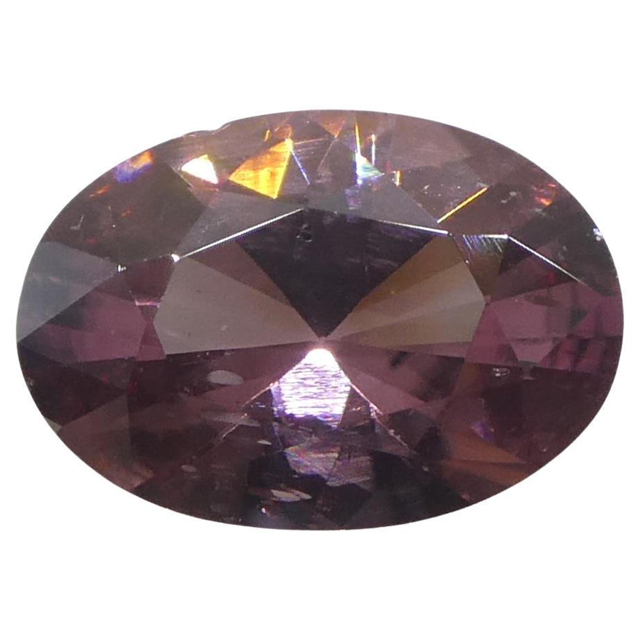1.66ct Natural Earth Mined Oval Master Brilliant Cut Pink Zircon from Sri Lanka (Zircon rose ovale taillé en brillant)
