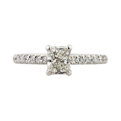 1.66ct Radiant Cut Diamond Engagement Ring